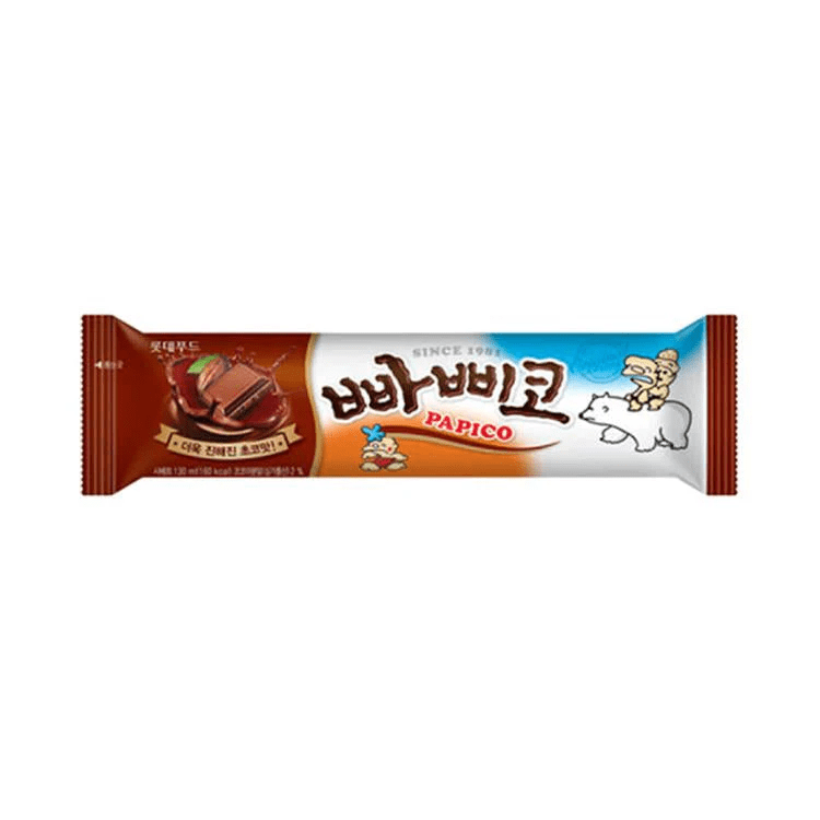 Helado de chocolate papico - Producto Coreano