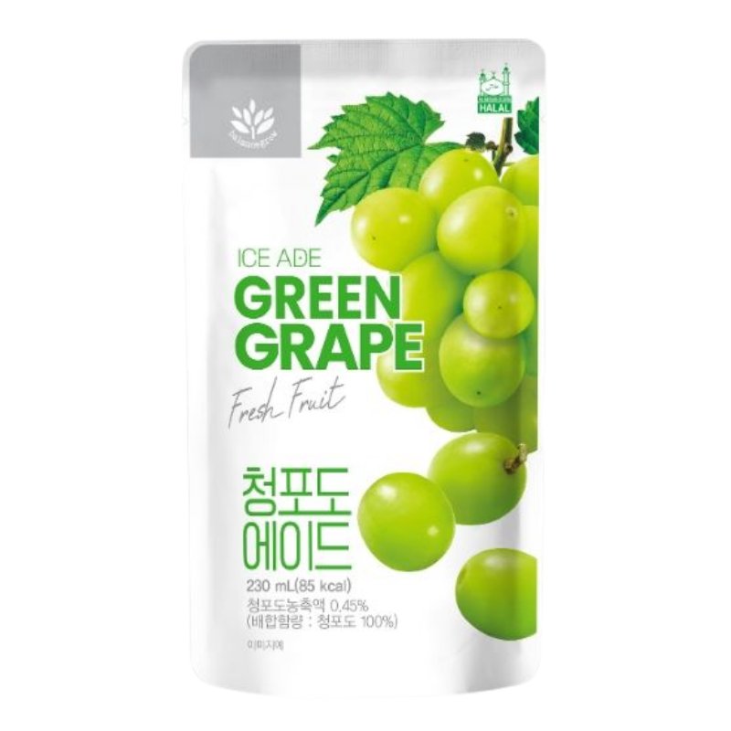 Ice ade uva verde - Producto Coreano