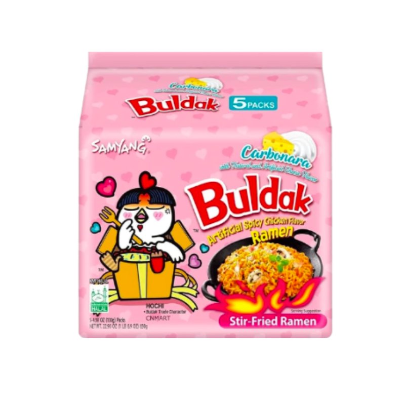 Pack de 5 Buldak Carbonara