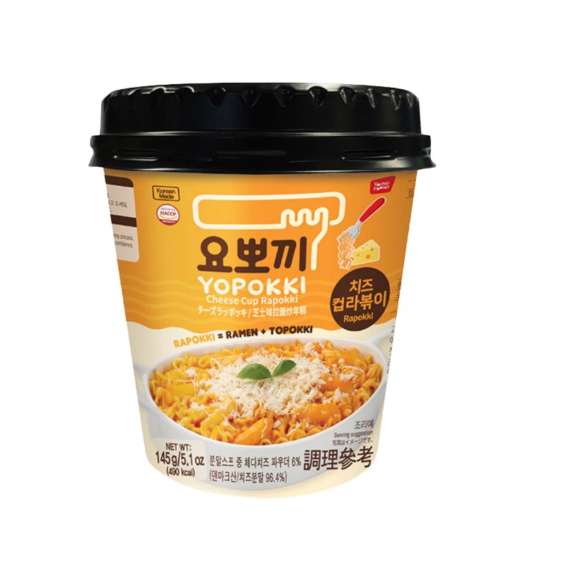 Yopokki Rapokki queso medio picante 145g