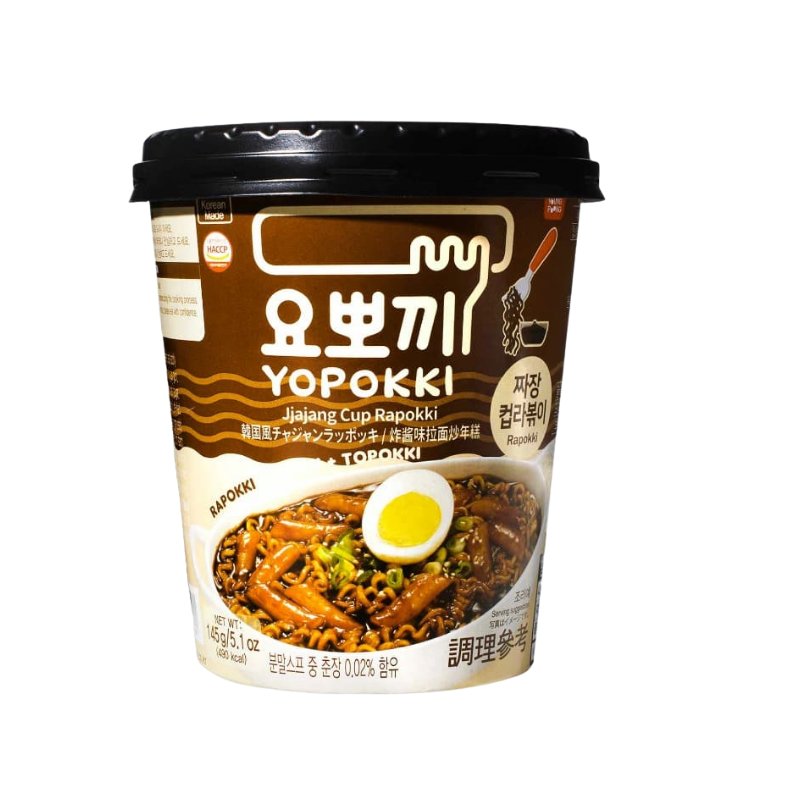 Yopokki Rapokki  JJajang medio picante 145g - Producto Coreano
