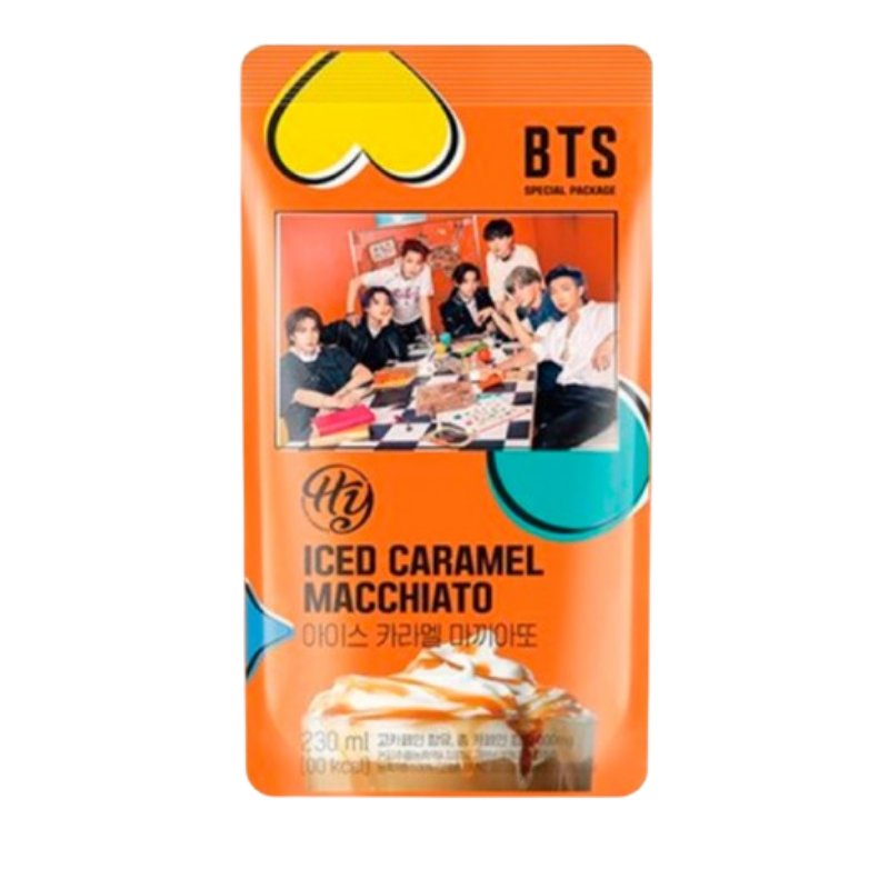 Pouch caramelo macchiato BTS - Producto Coreano
