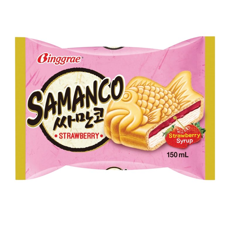 Helado Samanco Frutilla